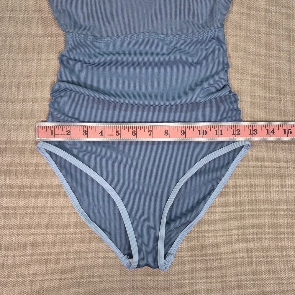 Unbranded blue ribbed